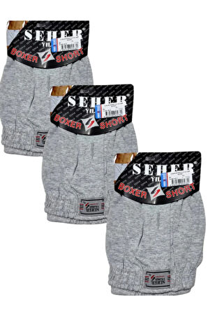 3'lü Erkek Penye Boxer