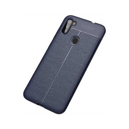 Samsung Galaxy A11 Kılıf Auto Focus Kapak - Lacivert