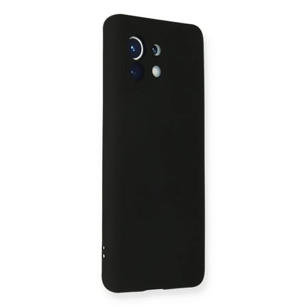 Xiaomi Mi 11 Kılıf Nano içi Kadife Silikon - Siyah