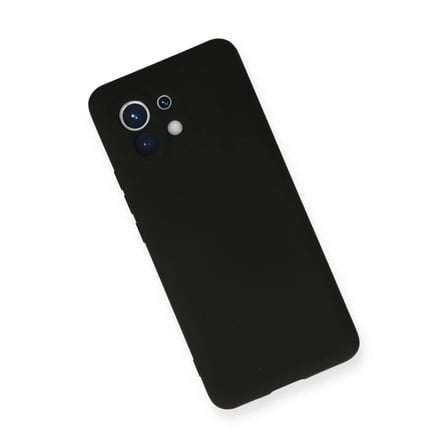 Xiaomi Mi 11 Kılıf Nano içi Kadife Silikon - Siyah