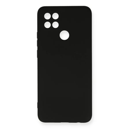 Oppo A15 Kılıf Nano içi Kadife Silikon - Siyah