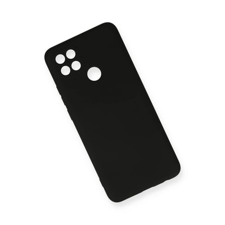 Oppo A15 Kılıf Nano içi Kadife Silikon - Siyah