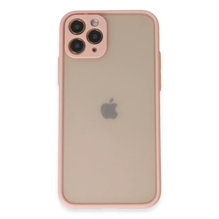 Apple iPhone 11 Pro Kılıf Montreal Silikon Kapak - Pembe