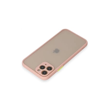 Apple iPhone 11 Pro Kılıf Montreal Silikon Kapak - Pembe