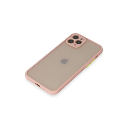 Apple iPhone 11 Pro Kılıf Montreal Silikon Kapak - Pembe