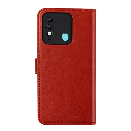 Tecno Spark 8T Trend S Plus Kapaklı Telefon Kılıf - Kırmızı
