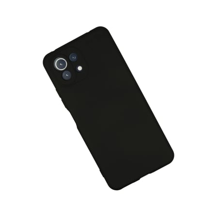 Xiaomi Mİ 11 Lite Kılıf Nano içi Kadife Silikon - Siyah