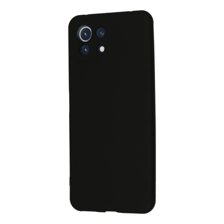 Xiaomi Mİ 11 Lite Kılıf Nano içi Kadife Silikon - Siyah