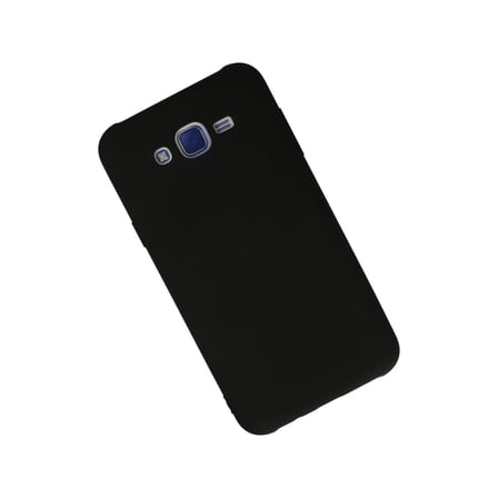 Samsung Galaxy J7 Kılıf Nano içi Kadife Silikon - Siyah