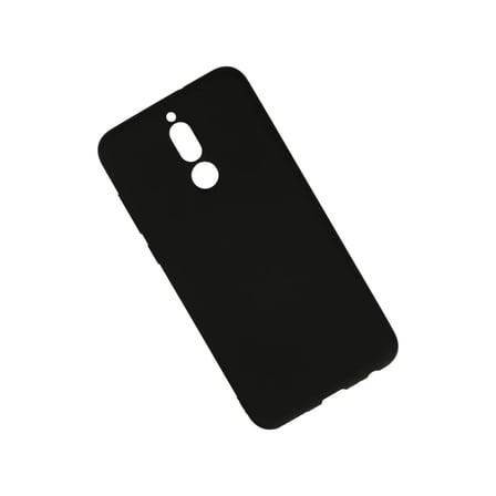 Huawei Mate 10 Lite Kılıf Nano içi Kadife Silikon - Siyah