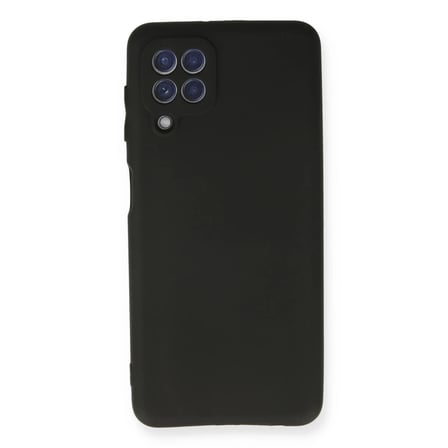 Samsung Galaxy A22 Kılıf First Silikon - Siyah