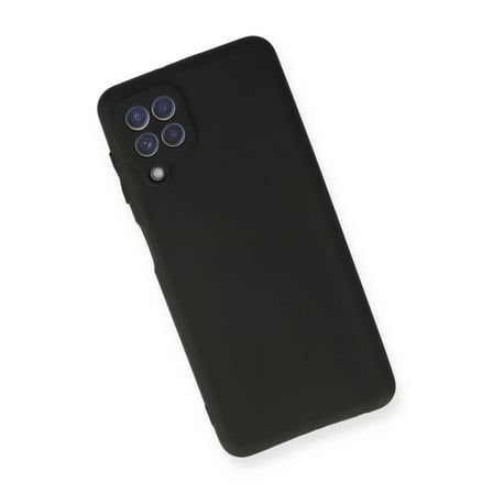 Samsung Galaxy A22 Kılıf First Silikon - Siyah