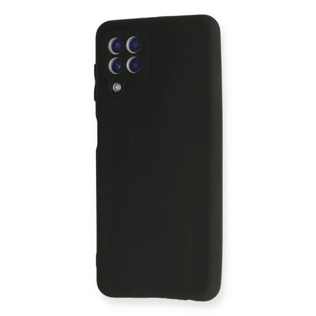 Samsung Galaxy A22 Kılıf First Silikon - Siyah
