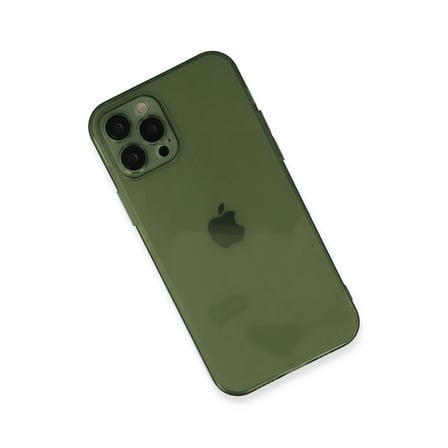 Apple iPhone 12 Pro Kılıf Fly Lens Silikon - Yeşil