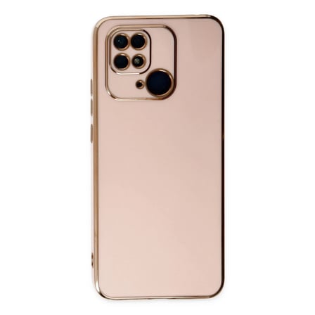 Xiaomi Redmi 10C Kılıf Volet Silikon - Pembe
