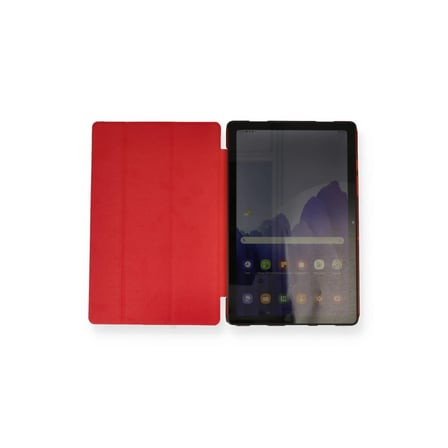 Samsung Galaxy T970 Tab S7 Plus 12.4 Kılıf Tablet Smart Kılıf - Kırmızı