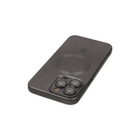 Apple iPhone 13 Pro Kılıf Moshi Lens Magneticsafe Silikon - Füme