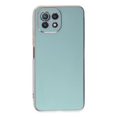 Xiaomi Mİ 11 Lite Kılıf Volet Silikon - Açık Yeşil