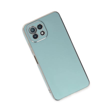 Xiaomi Mİ 11 Lite Kılıf Volet Silikon - Açık Yeşil