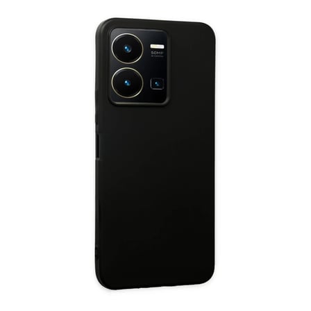 Vivo Y35 Kılıf First Silikon - Siyah