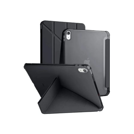 Apple iPad 2025 10.9 10.Nesil (A16) Kılıf Kalemlikli Mars Tablet Kılıfı - Siyah