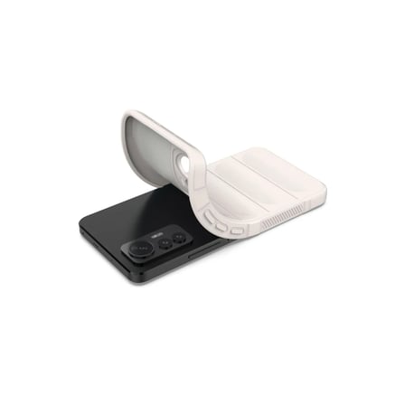 Xiaomi Mi 12 Lite Kılıf Optimum Silikon - Krem