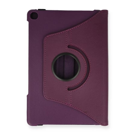 Lenovo Tab M10 TB328FU Kılıf 360 Tablet Deri Kılıf - Mürdüm