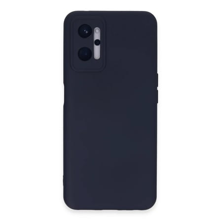 Realme 9i 4G Kılıf Nano içi Kadife Silikon - Lacivert