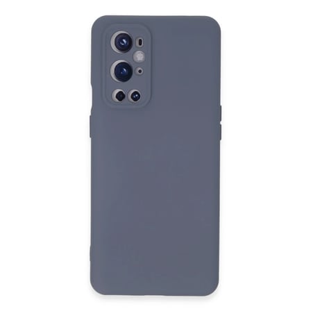One Plus 9 Pro Kılıf Nano içi Kadife Silikon - Gri
