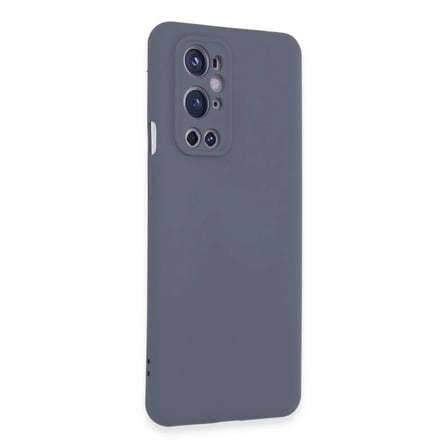 One Plus 9 Pro Kılıf Nano içi Kadife Silikon - Gri