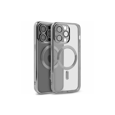 Apple iPhone 15 Pro Kılıf Kross Magneticsafe Kapak - Gümüş