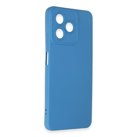 Realme C53 Kılıf Nano içi Kadife Silikon - Mavi