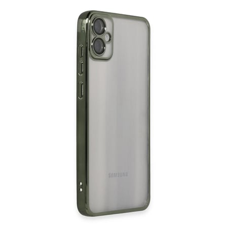 Samsung Galaxy A05 Kılıf Razer Lensli Silikon - Yeşil