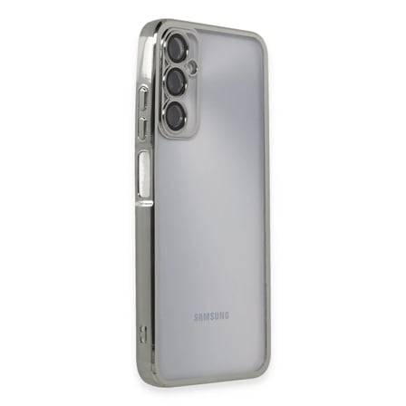 Samsung Galaxy A05S Kılıf Razer Lensli Silikon - Gümüş