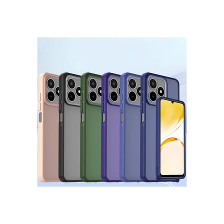 Realme C53 Kılıf Elegant Kapak - Açık Mavi