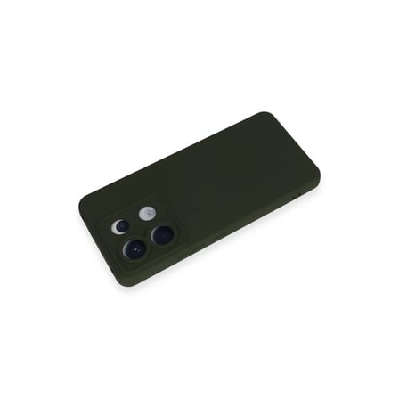 Xiaomi Redmi Note 13 Pro 5G Kılıf Nano içi Kadife Silikon - Koyu Yeşil