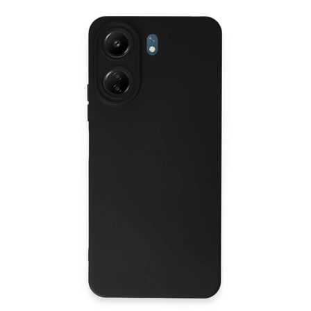 Xiaomi Redmi 13C Kılıf Nano içi Kadife Silikon - Siyah