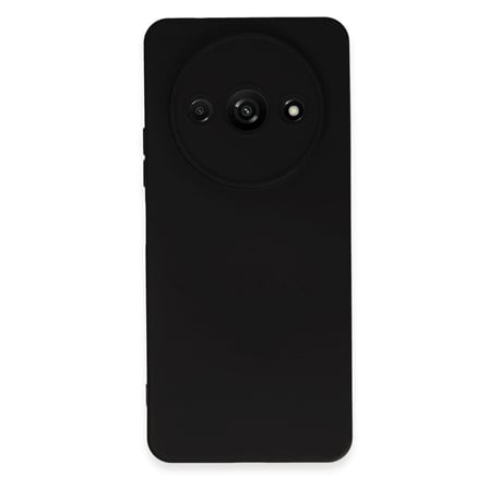 Xiaomi Redmi A3 4G Kılıf Nano içi Kadife Silikon - Siyah