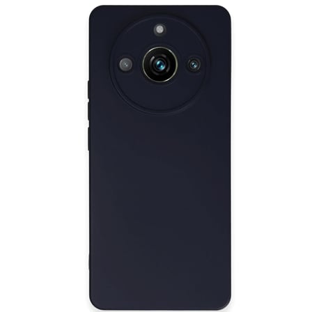 Realme 11 Pro Kılıf Nano içi Kadife Silikon - Lacivert