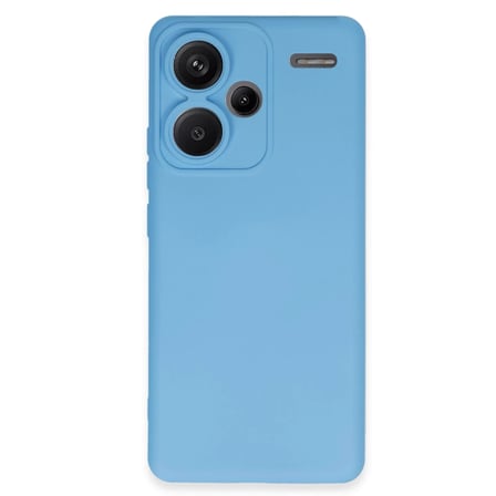 Xiaomi Redmi Note 13 Pro Plus Kılıf Nano içi Kadife Silikon - Mavi