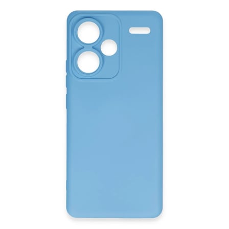 Xiaomi Redmi Note 13 Pro Plus Kılıf Nano içi Kadife Silikon - Mavi
