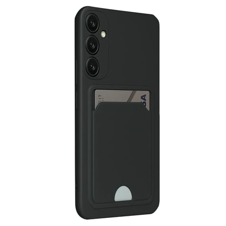 Samsung Galaxy S24 FE Kılıf Kelvin Kartvizitli Silikon - Siyah