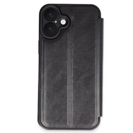 Apple iPhone 16 Plus Kılıf Flip Cover - Siyah