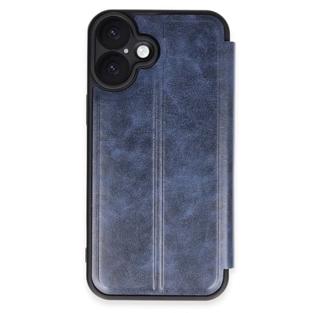 Apple iPhone 16 Plus Kılıf Flip Cover - Lacivert