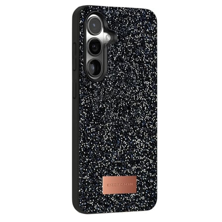 Onegif Samsung Galaxy S25 Bright Simli Kapak - Siyah