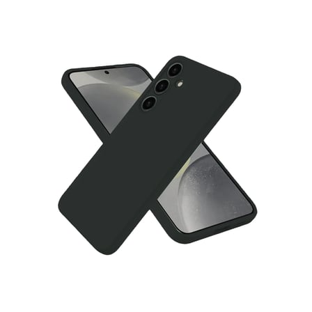 Samsung Galaxy S25 Kılıf Nano içi Kadife Silikon - Siyah
