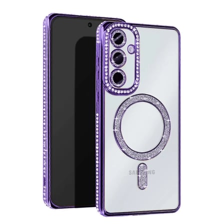 Samsung Galaxy S25 Edge Joke Simli Magneticsafe Kılıf - Derin Mor
