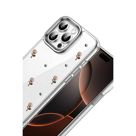 Apple iPhone 15 Pro Fiyonk Desenli Kapak - Desen 6