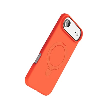 Apple iPhone 17 Air Regal Magsafe Standlı Kapak - Turuncu
