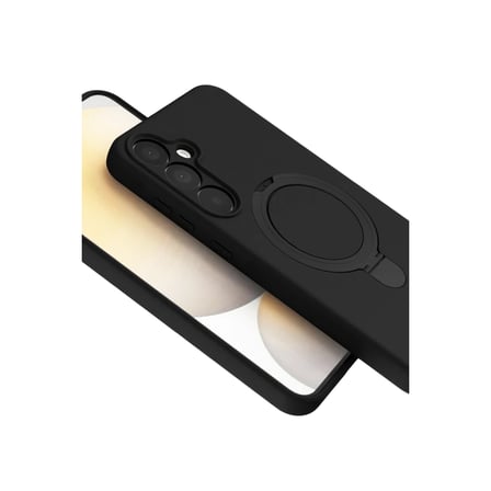 Samsung Galaxy A25 5G Regal Magsafe Standlı Kapak - Siyah